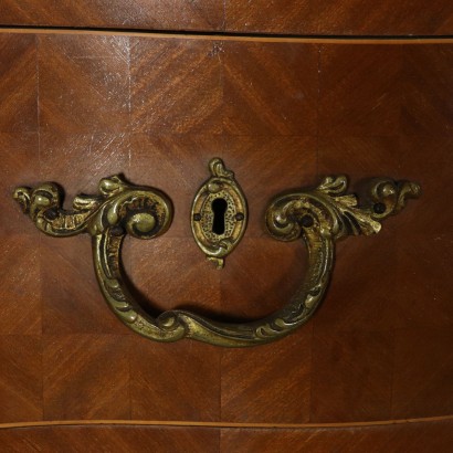 Armoire Placage d'Acajou Marbre Bronze Italie Première moitié '900