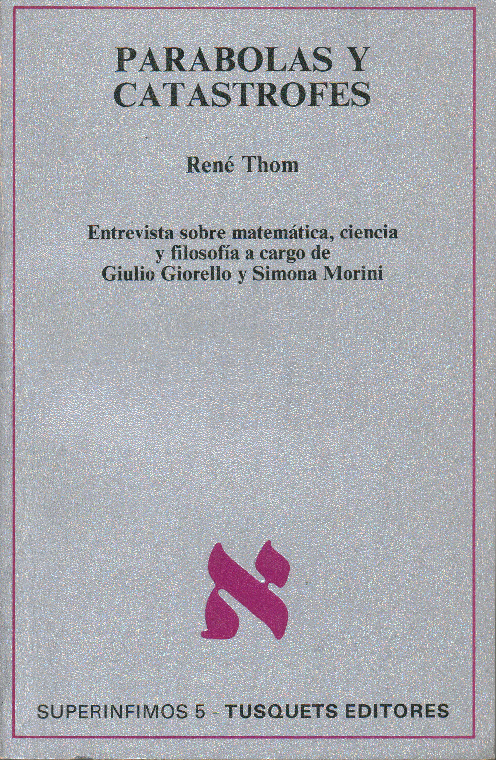 Parabolas y catastrofes, s.a.