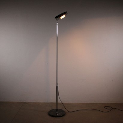 Floor Lamp by Bruno Gecchelin Marble Metal Vintage Italy 1970s-1980s