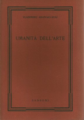 Umanità dell'arte