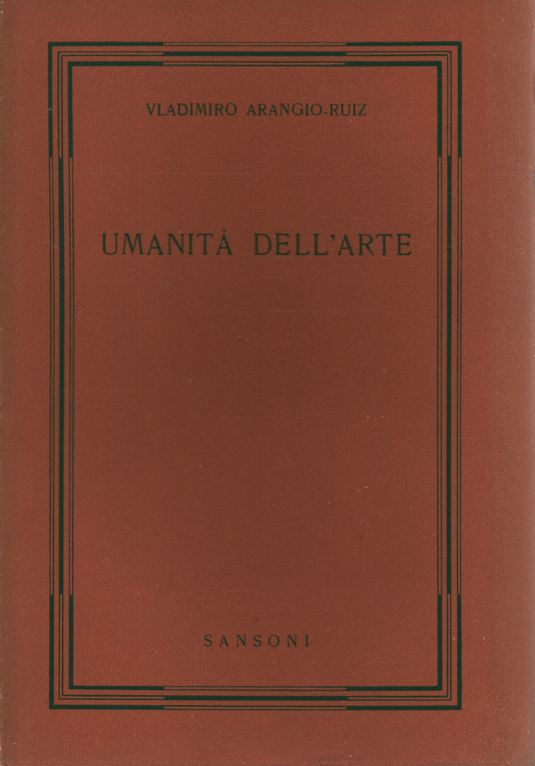 Umanità dell'arte, s.a.