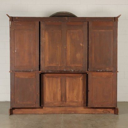 Mahogany Double Body Bookcase England Last Quarter of 1800s