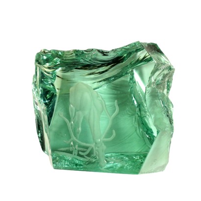 Kosta Boda Vicke Lindstrand Glass Sculpture Sweden 1950s-1960s