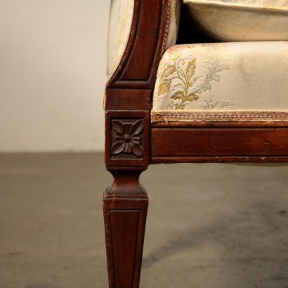 Neoclassical Armchair Cherry Italy Last Quarter of 1700s