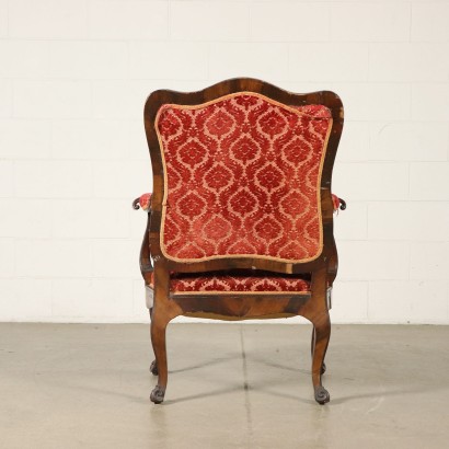 Important Fauteuil Baroque tardif Palissandre Italie Moitié '700