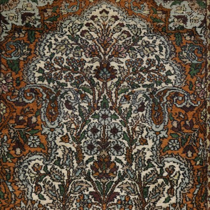 Kashmir Carpet India Wool Cotton Silk 1990s