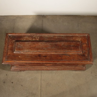 Storage Bench with Inlays Maple Walnut Italy 18th Century