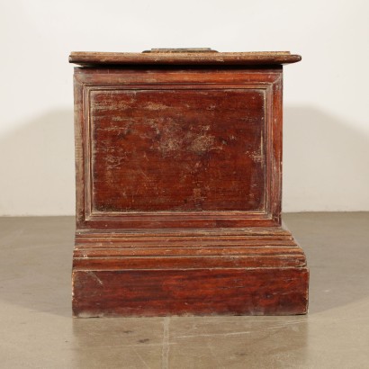 Storage Bench with Inlays Maple Walnut Italy 18th Century