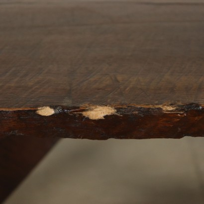 Antique Walnut Refectory Table Italy 18th - 20th Century