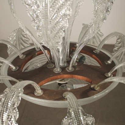 Lustre Murano Verre traité Italie Première moitié '900