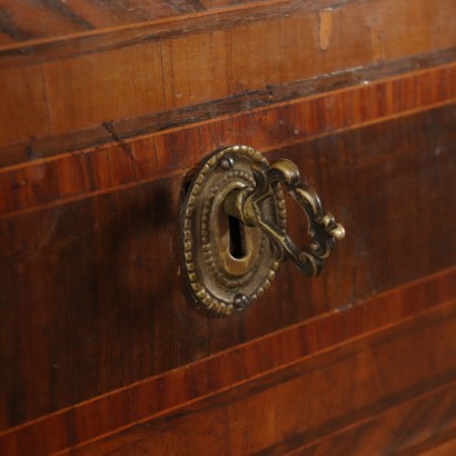 Antique Neoclassical Desk with Drawers Italy 18th Century