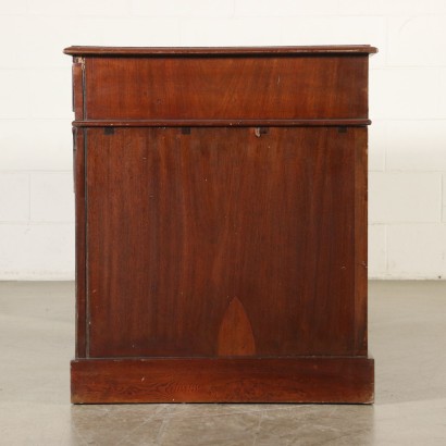 Bureau Acajou Cuir Angleterre '800-'900