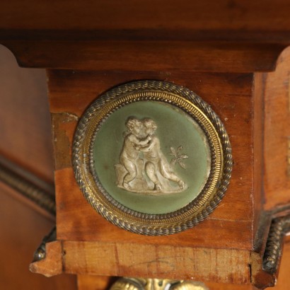 Small Glass Cabinet Marble Top Italy Last Quarter of 1800s