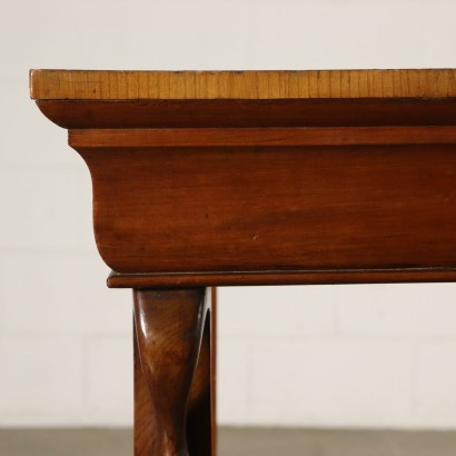 Restoration Console Table Cherry Italy Second Quarter of 1800s