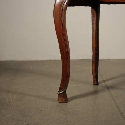 Walnut Corner Cabinet from Piedmont Italy 18th Century