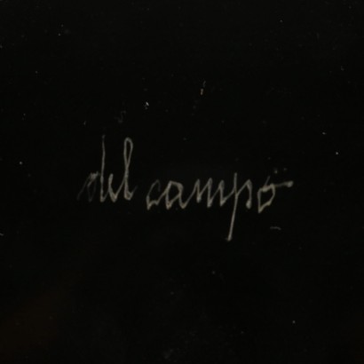 Del Campo Copper Plate Italy Mid 20th Century