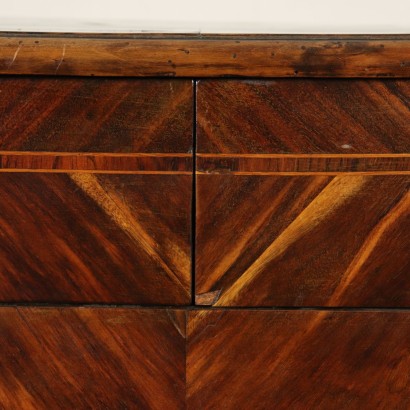 Neoclassical Chest of Drawers Maple Rosewood Italy 1700s