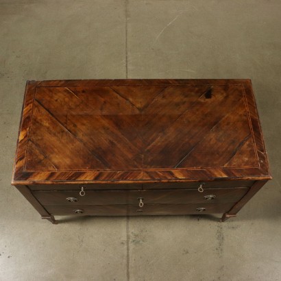 Neoclassical Chest of Drawers Maple Rosewood Italy 1700s