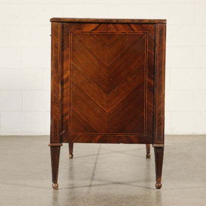 Neoclassical Chest of Drawers Maple Rosewood Italy 1700s