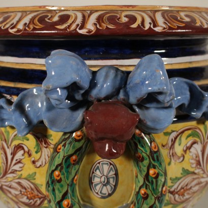 Decorated Vase Style of the Renaissance Italy Early 20th Century