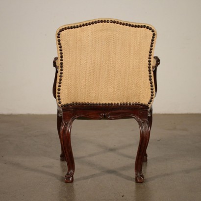 Petit Fauteuil pour Poupées Noyer Italie Moitié '700