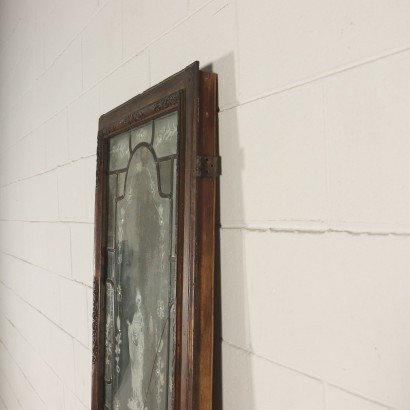 Important Porte Bois Miroirs au Mercure Fabriqué en Italie '700