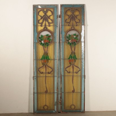 Vitraux Artistiques Art Nouveau Verre Italie Première moitié '900