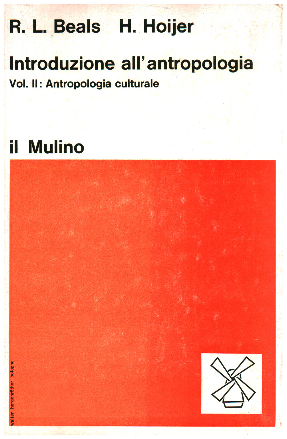 Introduzione all'antropologia (vol. 2), s.a.