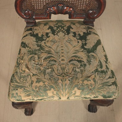 Elegant Chaise Noyer Angleterre Deuxième moitié '700