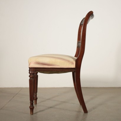 Set of Four Chairs Mahogany England Late 19th Century