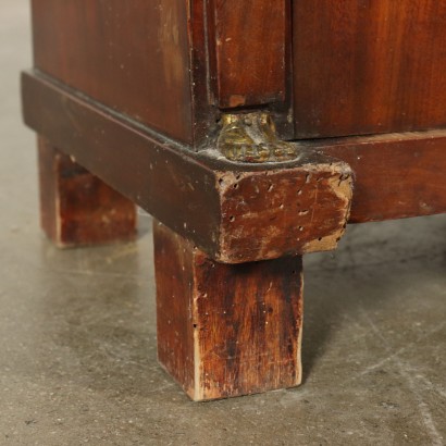 Pair of Empire Nightstands Mahogany Italy Early 1800s