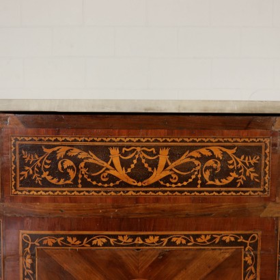 Neoclassical Chest of Drawers Marble Top Italy 18th Century