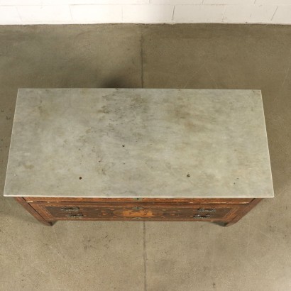 Neoclassical Chest of Drawers Marble Top Italy 18th Century