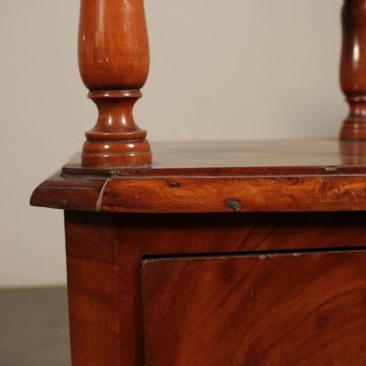 Pair of Nightstands Marble Top Italy Second Half of 1800s