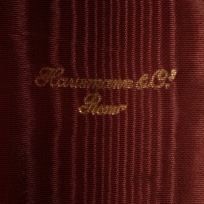 Pendule de Voyage Bronze doré Métal émaillé Haumann & Co. Roma