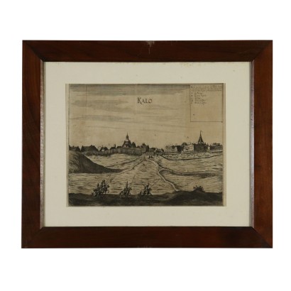Etching by Giovanni Giacomo De Rossi Kalò 17th Century