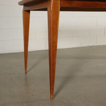 Table Beech Glass Vintage Manufactured in Italy 1950s