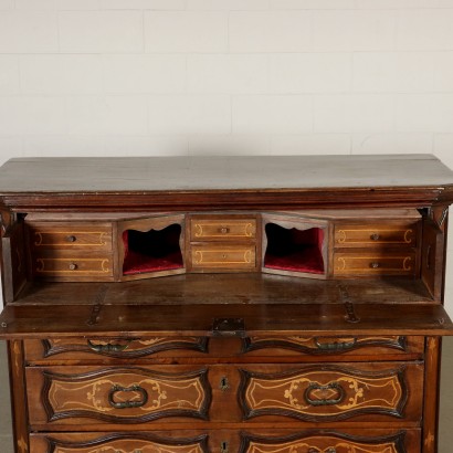 Chest of Drawers Maple Walnut Northern Italy 18th Century