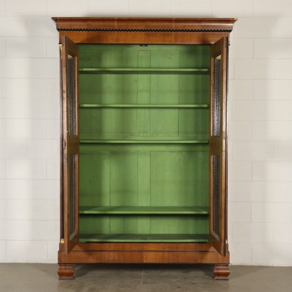 Bookcase Maple Walnut Italy First Half of 1800s