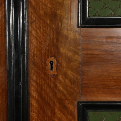 Bookcase Maple Walnut Italy First Half of 1800s