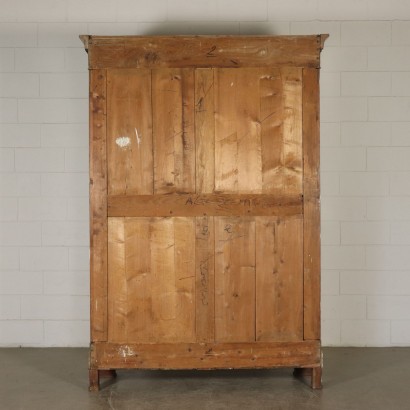 Bookcase Maple Walnut Italy First Half of 1800s