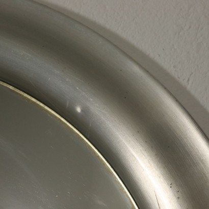 Wandspiegel Martinelli Luce verchromtes Metall 60er Jahre.