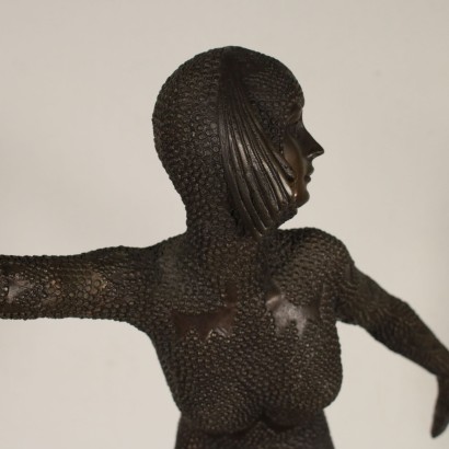 Sculpture Bronze Marbre noir France Moitié '900