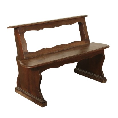 Bench Assembled with Antique Woods Italy 20th Century
