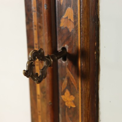 Elegant Glass Cabinet with Inlays Holland Early 1800s