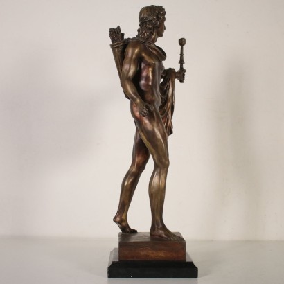 Sculpture Bronze Marbre noir Auteur anonyme Italie '900