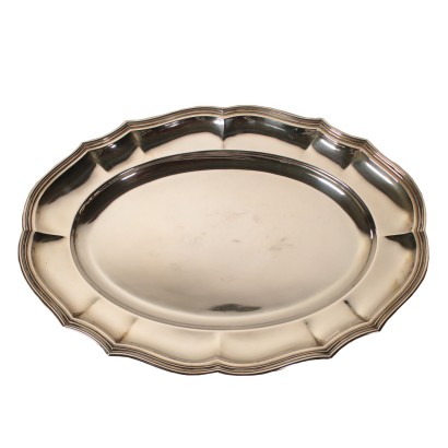 Plateau Argent Ricci & C. SpA Gr. 1480 Alessandria Italie 1930