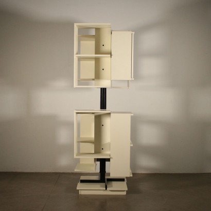 Modular Bookcase by Claudio Salocchi Vintage Design Italy 1960s-1970s