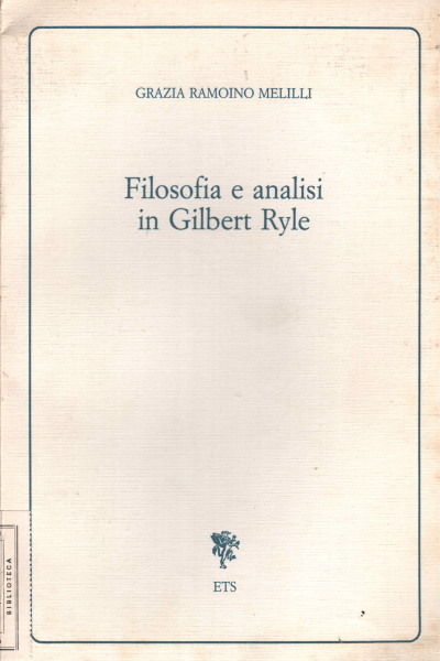 Philosophie und analyse von Gilbert Ryle, Gnade Ramoino Melilli