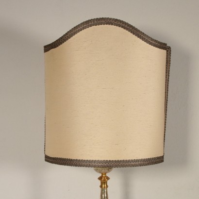 Table Lamp Metal Sheet Lampshade Italy 19th Century